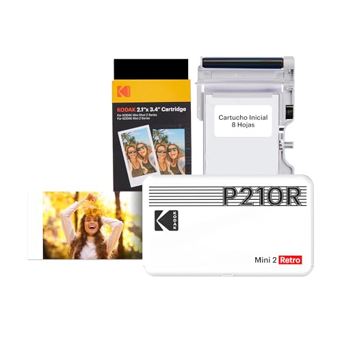KODAK Mini 2 Retro Navidad Regalos 4Pass, Impresora...