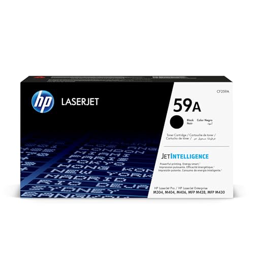 HP 59A CF259A, Negro, Cartucho Tóner Original, de 3.000...