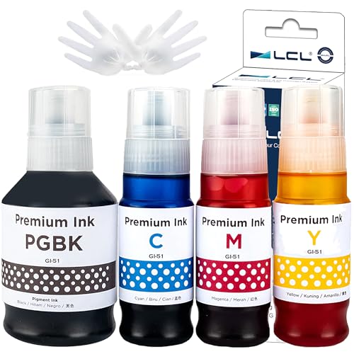 LCL GI51 GI-51 Tinta Compatible para Canon 51 GI-51 GI51...