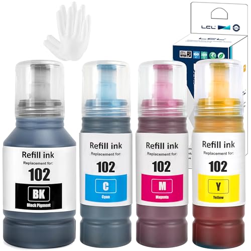 LCL 102 Tinta Compatible para Epson 102 Botella de Tinta...