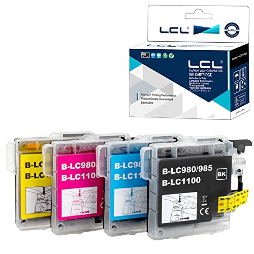 LCL Cartucho de Tinta Compatible LC980 LC1100 LC1100BK...