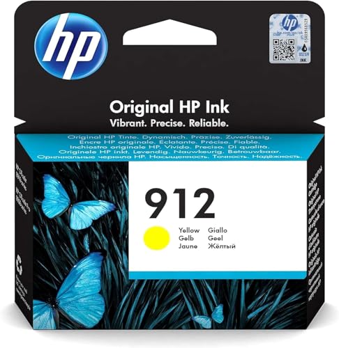 HP 912 3YL79AE, Amarillo, Cartucho de Tinta Original,...