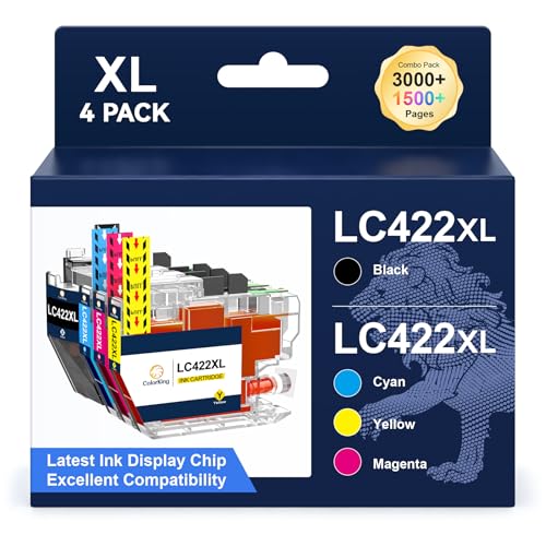 ColorKing LC422XL Compatible con Brother LC422 Brother...