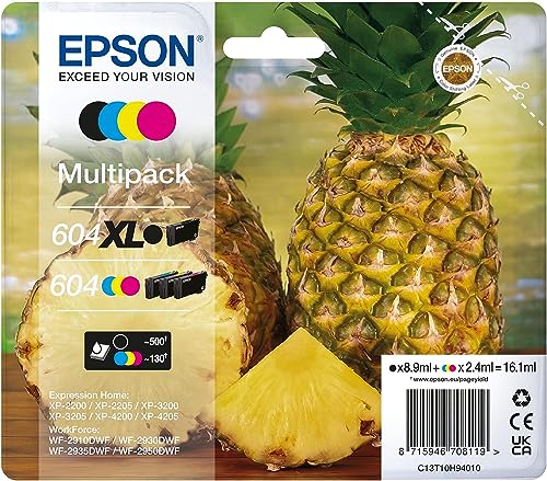 Epson Tinta Original Multipack 4 Colores 604 con Cartucho...
