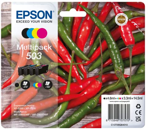 Epson Tinta Original Multipack 4 Colores 503 - Cartucho...
