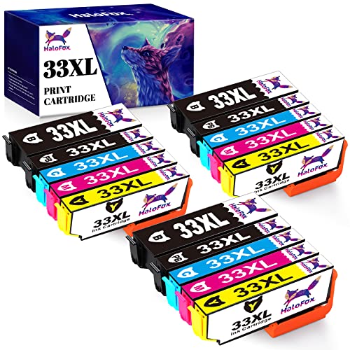 HaloFox 33XL Cartucho de Tinta Compatible para Epson 33XL 33...