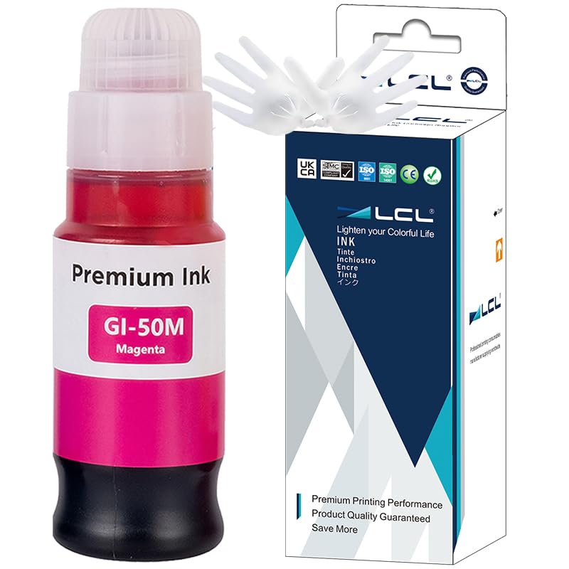 LCL GI50 GI-50M Tinta Compatible con Canon GI-50 GI-50M...