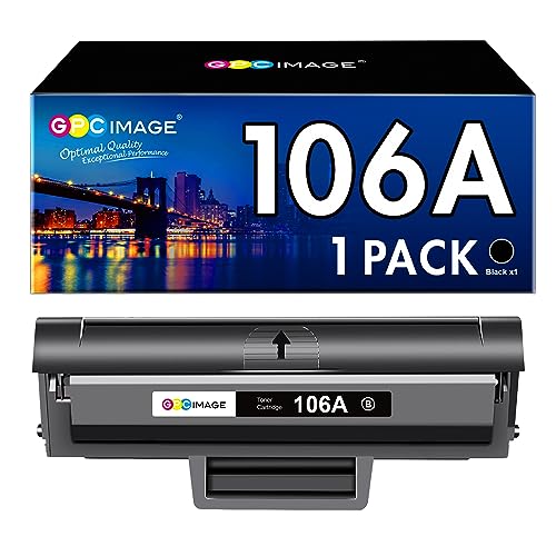 GPC IMAGE Cartucho de tóner Compatible para HP 106A W1106A...