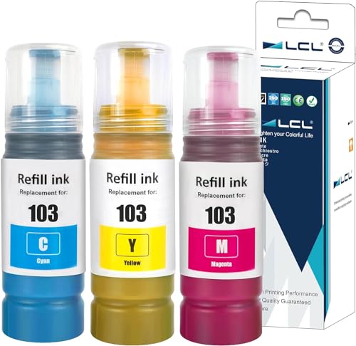 LCL 103 Tinta Compatible para Epson 103 Botella de Tinta...