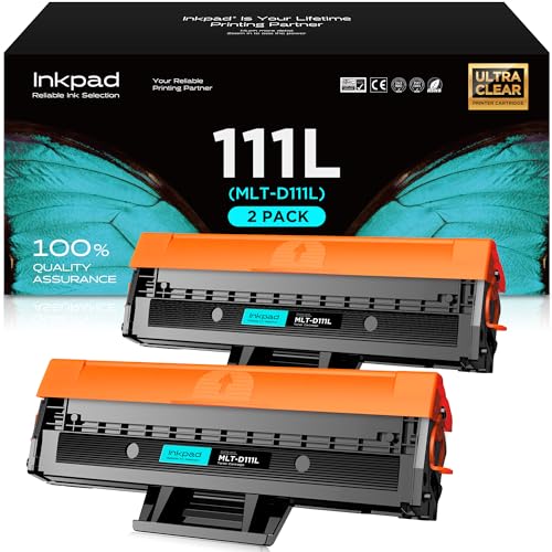 iNKPAD MLT-D111L Cartucho de tóner de repuesto compatible...