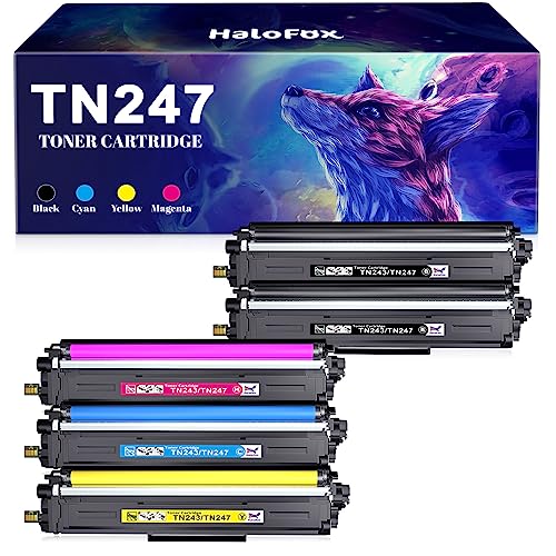 HaloFox TN247 TN243 Compatible para Toner Brother...