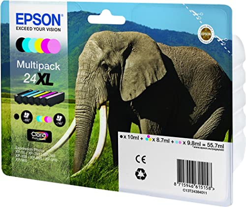 Epson 935863 - Kit de 6 cartuchos inyectables, 55.7 ml, 6...