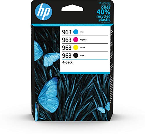 HP 963 CMYK - Cartucho de tinta original 963, paquete de 4...