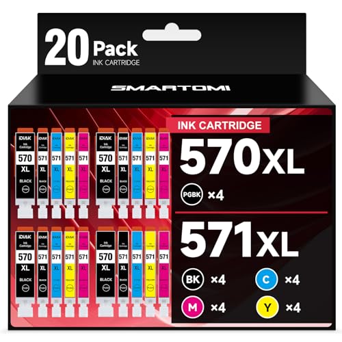 SMARTOMI 570 571 Cartuchos de Tinta Compatibles con Canon...