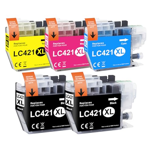 Yowell LC421XL Cartucho de Tinta Compatible para Brother...