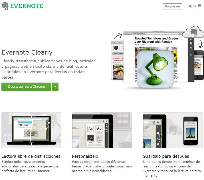 Evernote clearly