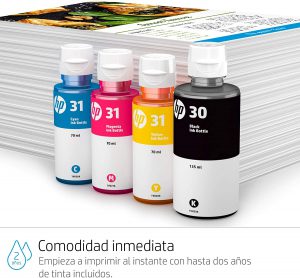 hp smart tank wireless 455 tinta