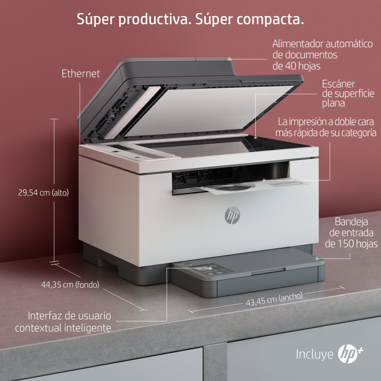 impresora super productiva hp laserjet multifuncion laser monocromo m234sdne