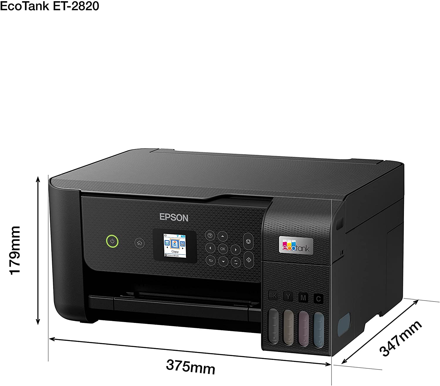 medidas de las impresora Epson EcoTank ET-2820