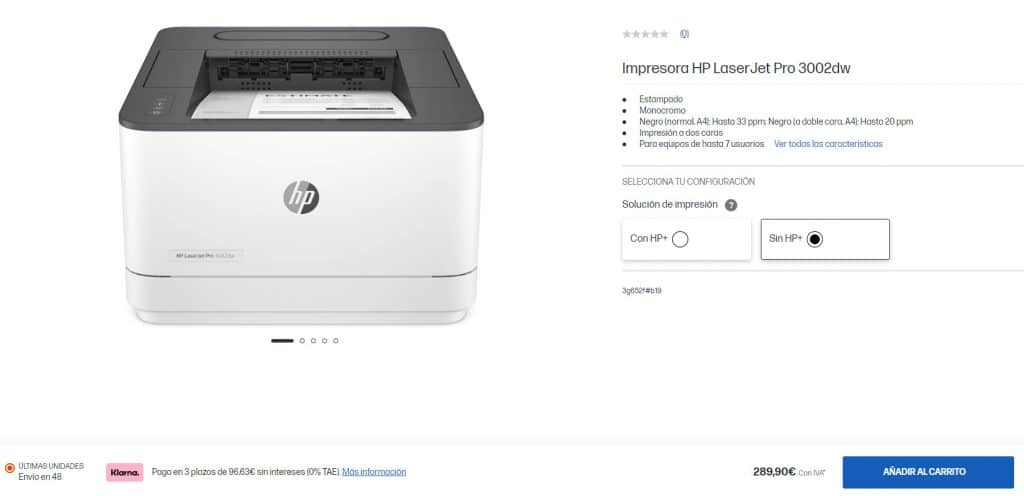 Impresora HP Color Laser 150nw, Review del Experto