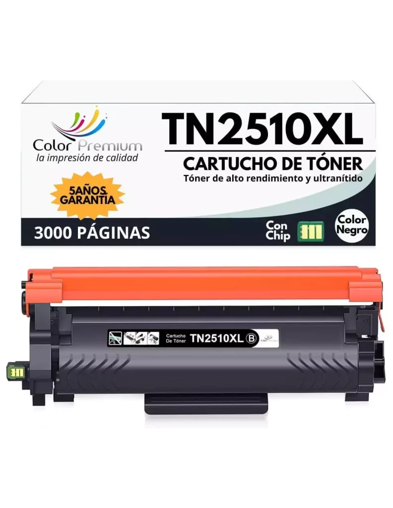 Brother TN2510 tóner compatible (TN2510XL / TN2510XXL)