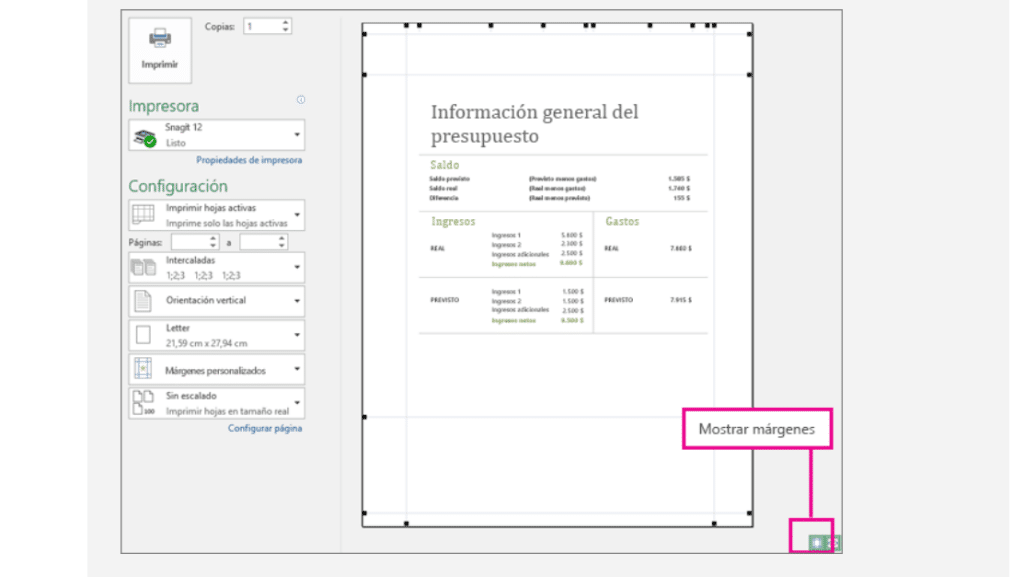 Todas las páginas del blog 29 Configurar los márgenes de las páginas antes de imprimir