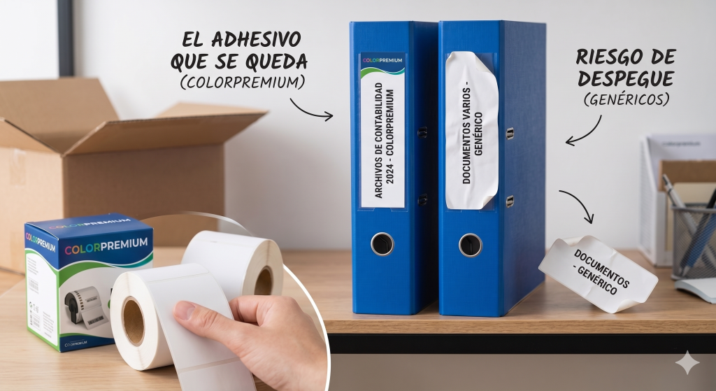 Adhesivo la parte que decide si te acuerdas del tema o no